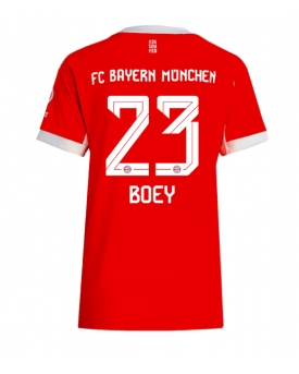 Bayern Munich Sacha Boey #23 Maglia Gara Casa Repliche 2025-26 Donna Maniche Corte